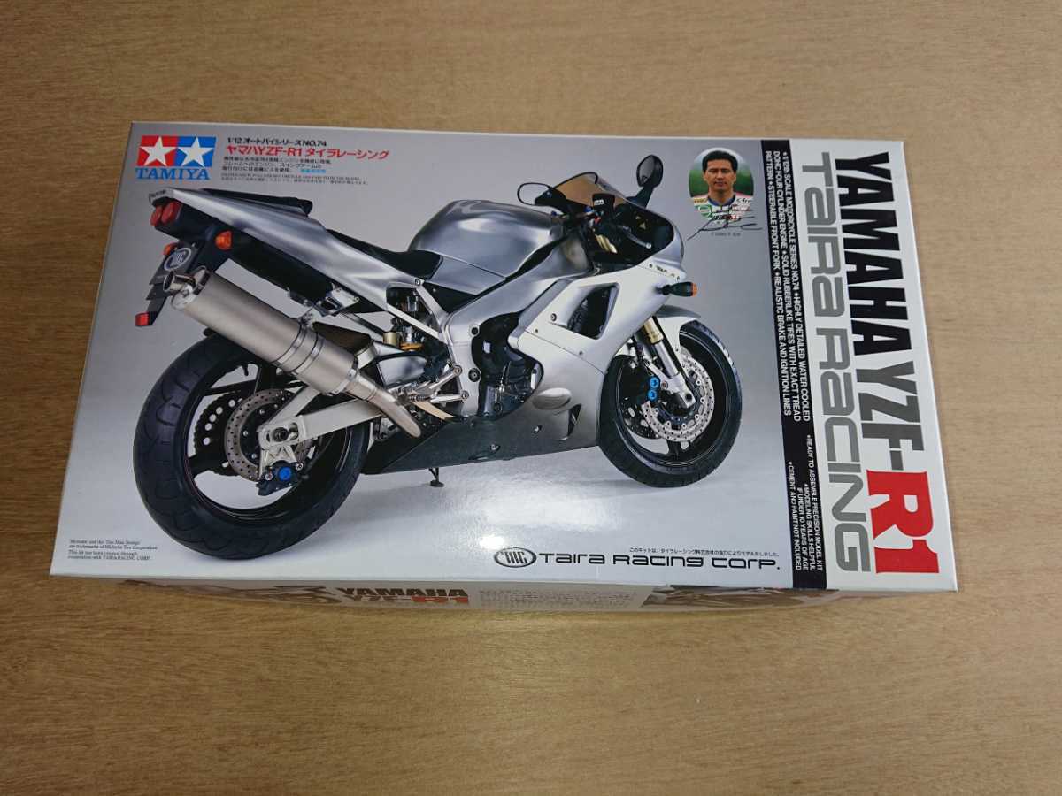  Tamiya 1/12 YAMAHA YZF-R1 TAIRA RACING не собран, хобби te The Indy tail выше детали 