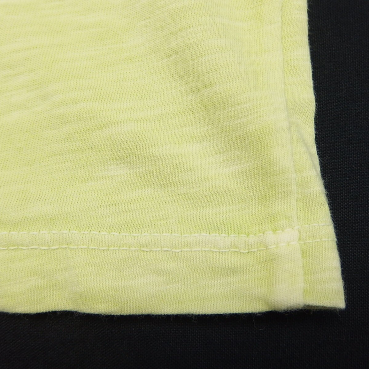 BEAMS California Beams California cotton short sleeves plain pocket TEE T-shirt cut and sewn MADE IN USA LIGHT GREEN 1