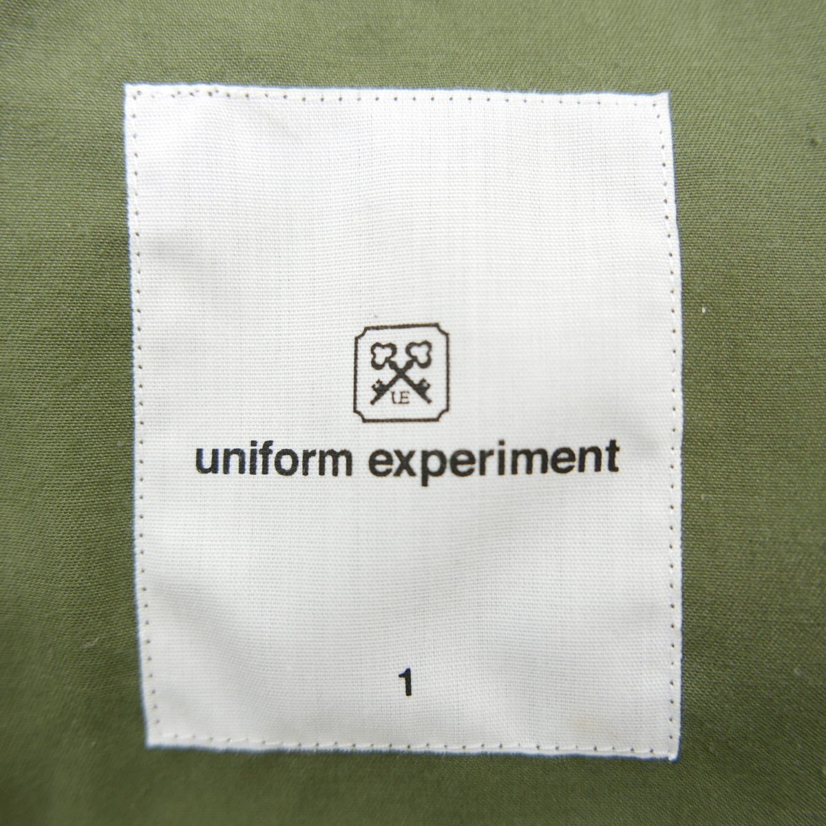 18AW 18FW uniform experiment ユニフォームエクスペリメント SIDE POCKET TAPERED PANT アンクルカット テーパード パンツ KHAKI 1の画像5