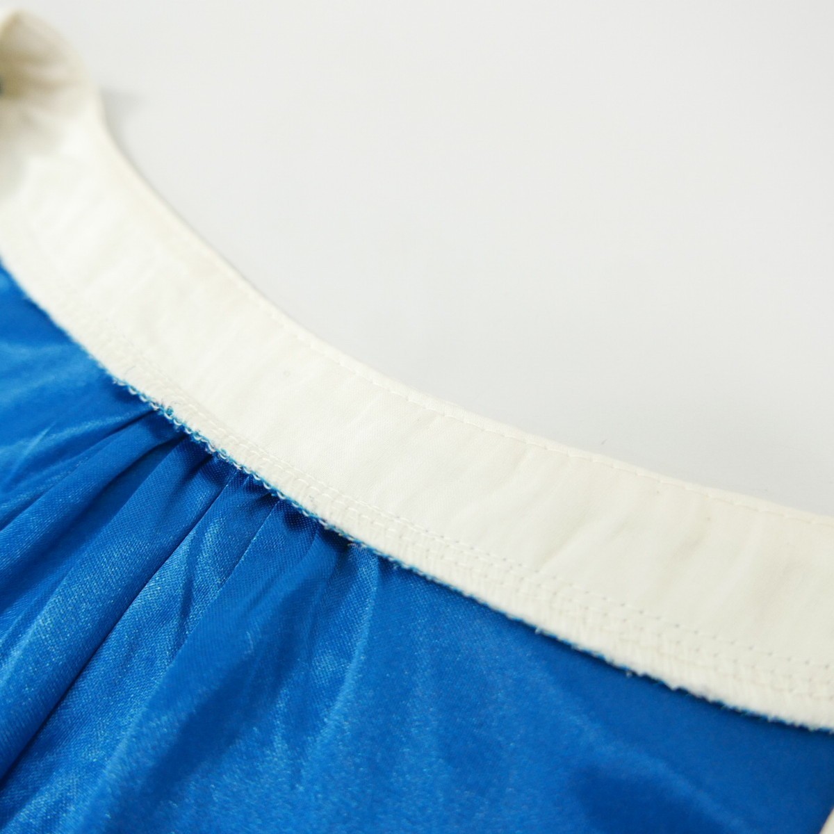 ROJITA Rojita короткий рукав золотой . шифон точка общий рисунок лента туника тянуть over блуза BLUE