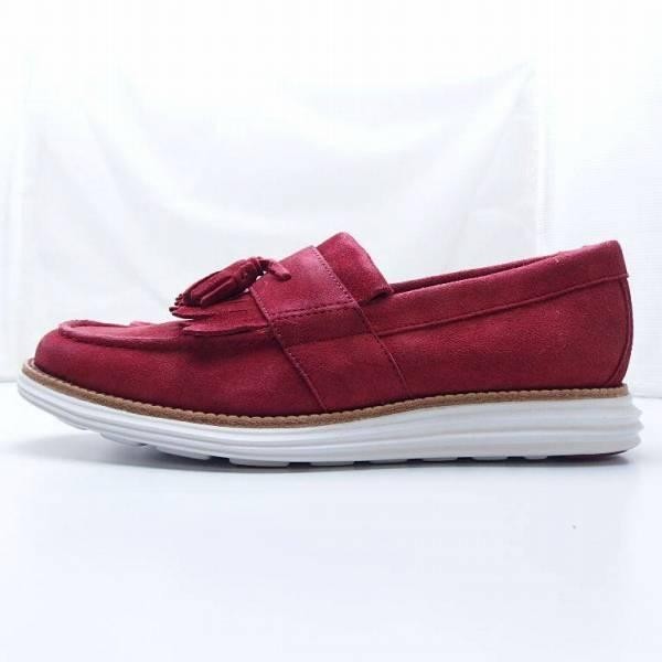 COLE HAAN コールハーン LUNARGRAND TASSEL ルナグランド タッセル スエード レザー ローファー シューズ MASONRY US9_画像3