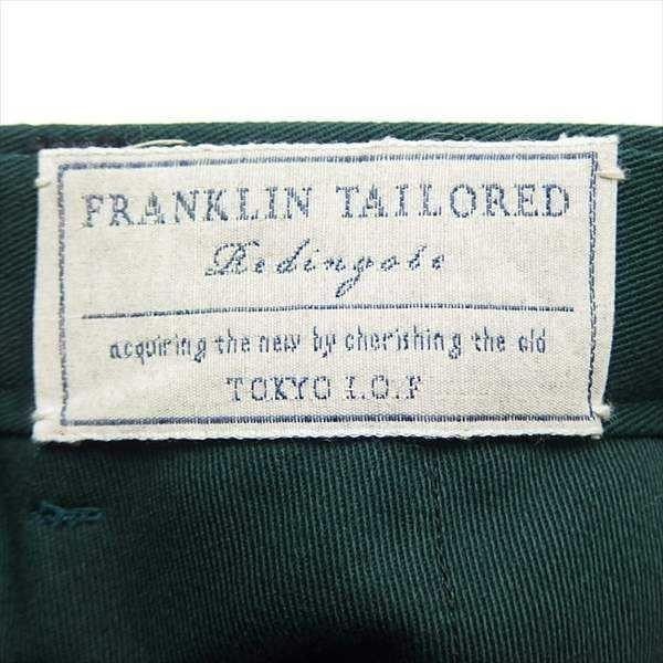 FRANKLIN TAILORED フランクリンテーラード コットン スリム チノパンツ MOSS GREEN 2_画像7