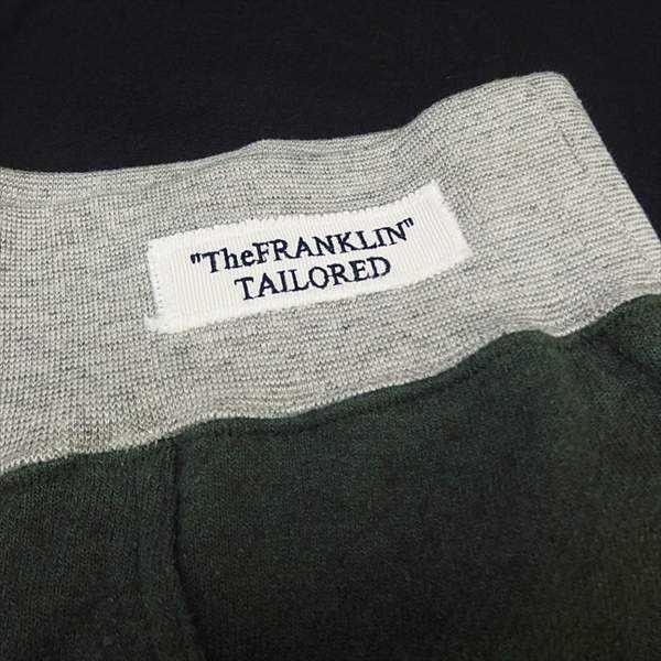 FRANKLIN TAILORED フランクリンテーラード 切り替えスウェットショーツ ショートパンツ ハーフパンツ MOSS GREEN M_画像4