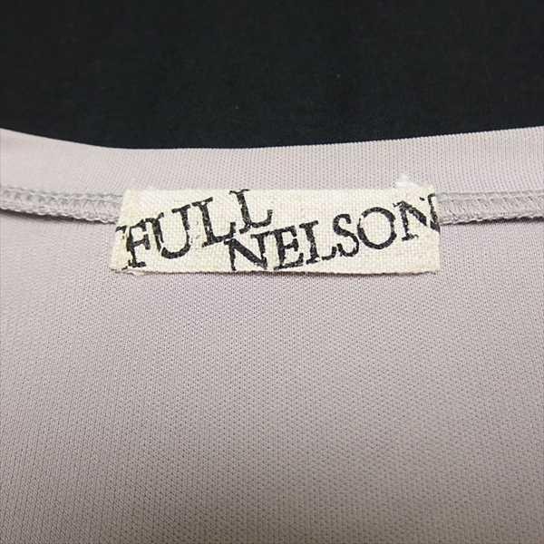 FULL NELSON フルネルソン 袖 ホックデザイン フレンチスリーブ カットソー Tシャツ パープル系_画像8