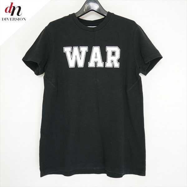17SS Off-White オフホワイト 半袖 WAR WOMAN ロゴ TEE Tシャツ カットソー BLACK XXS