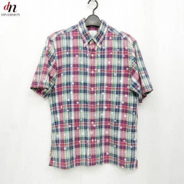 【期間限定送料無料】 uniform experiment 3 シャツ スター マドラスチェック 半袖 半袖シャツ 【期間限定送料無料】 uniform experiment 3 シャツ スター マドラスチェック 半袖 半袖シャツ
