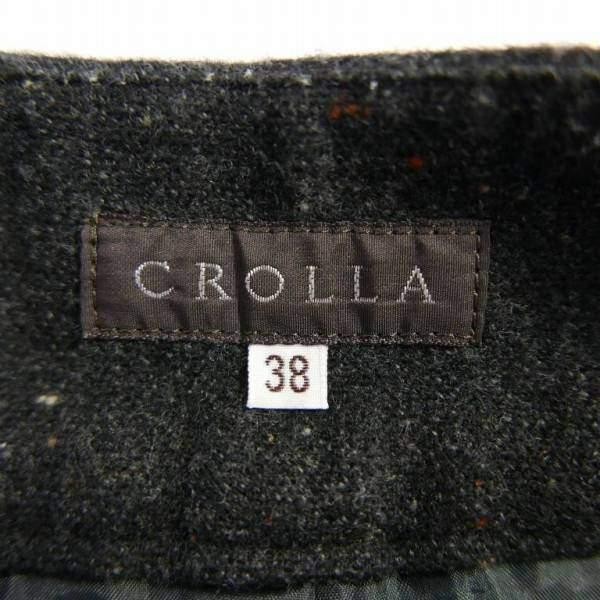 CROLLA クローラ ウール ショートパンツ ブラック系 38_画像5