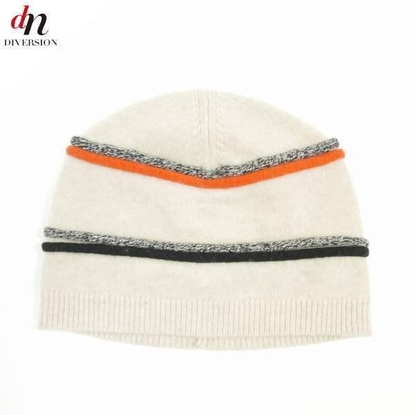 13AW Folk フォーク BEENIE ウール ライン ビーニー ニットキャップ ニット帽 オフホワイト系 ONE SIZE_画像1