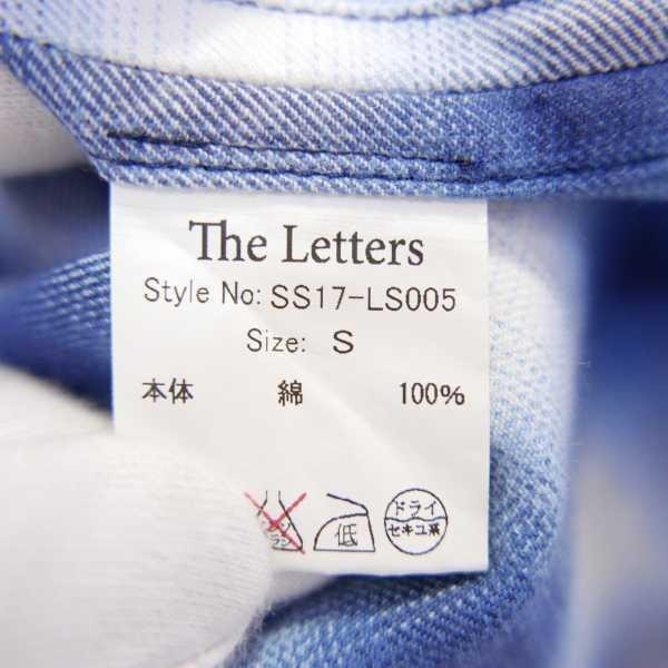 17SS The Letters レターズ Western Flannel Check S/S Shirt. 半袖 V