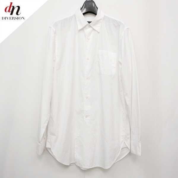 17SS SOPHNET. ソフネット SOPH ソフ LONG REGULAR COLLAR SHIRT コットン 長袖 ロングシャツ WHITE S_画像1