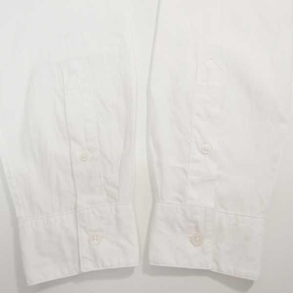 17SS SOPHNET. ソフネット SOPH ソフ LONG REGULAR COLLAR SHIRT コットン 長袖 ロングシャツ WHITE S_画像3