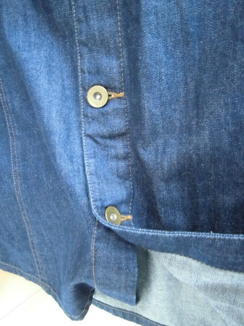 ***AZUL* front button * Denim skirt *M***