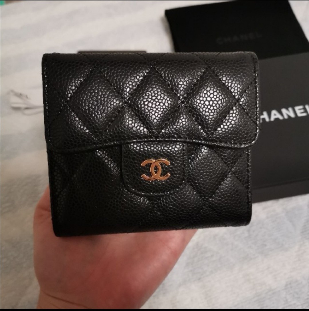 CHANEL 財布 三つ折り財布 シャネル キャビアスキン|Yahoo CHANEL 財布 三つ折り財布 シャネル キャビアスキン|Yahoo