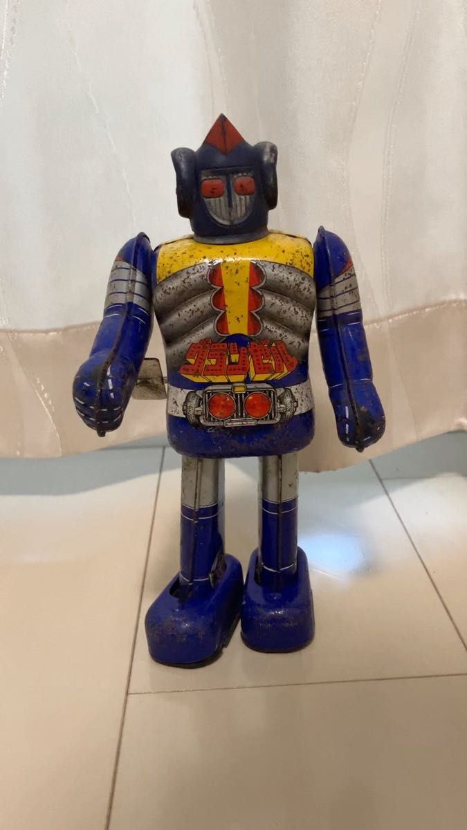 宇宙鉄人キョーダイン グランゼル TIN ROBOT POPY ポピー ブリキ 当時物 ビンテージ 二足歩行 昭和レトロ ゼンマイ