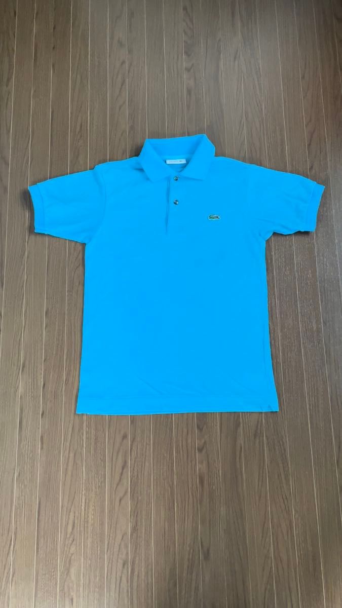 【送料無料】LACOSTE ポロシャツ ターコイズブルー ラコステ メンズ レディース 兼用 サイズ2