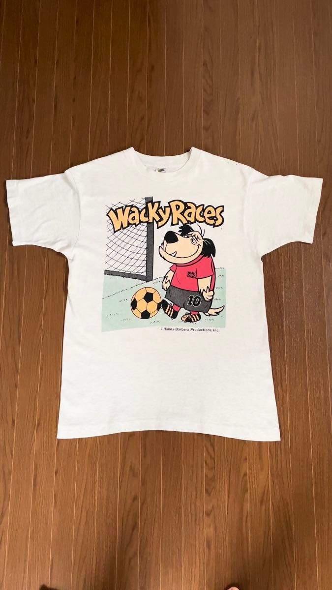 【送料無料】90sチキチキマシーン猛レース Wacky Races ケンケン プリントTシャツ メンズ M 古着 ヴィンテージ