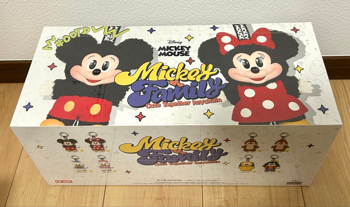 Popmart ミッキーファミリー アソート POPMART DISNEYミッキーファミリーぬいぐるみキーチェーン
