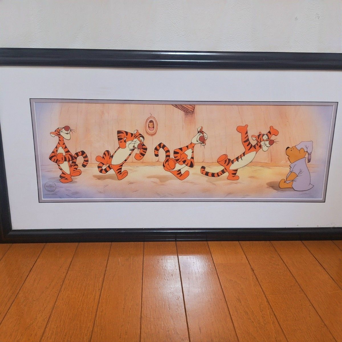 セール特価 鑑定書つき】くまのプーさん ティガー ディズニー セル画 Bouncy 絵画