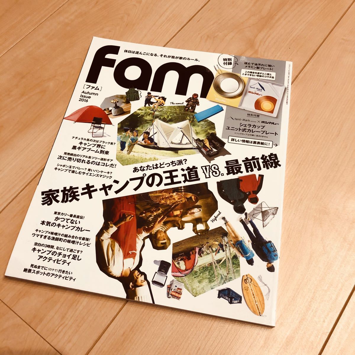 廃盤 fam Autumn Issue 2016 キャンプ アウトドア　雑誌_画像1