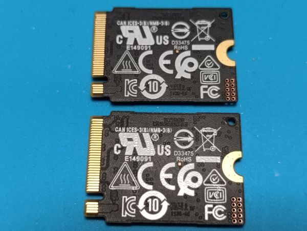 (BIOS確認(rèn)済み) SSD SAMSUNG MZ-9LQ256A 256GB×2枚　合計(jì)512GB No.14