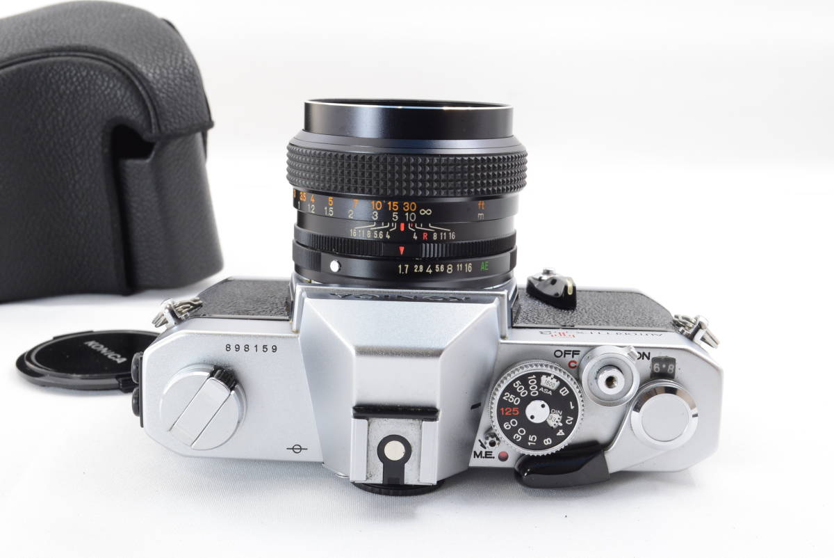 【ecoま】コニカ KONICA AUTOREFLEX T3 HEXANON 50mm F1.7レンズ付き 一眼レフフィルムカメラ_画像5