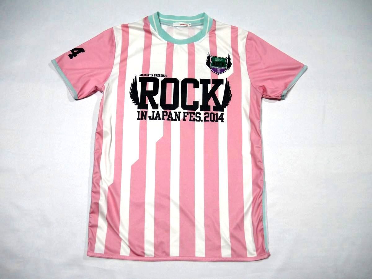 ヤフオク Rock In Japan サッカーシャツ L Rij 14 ロ