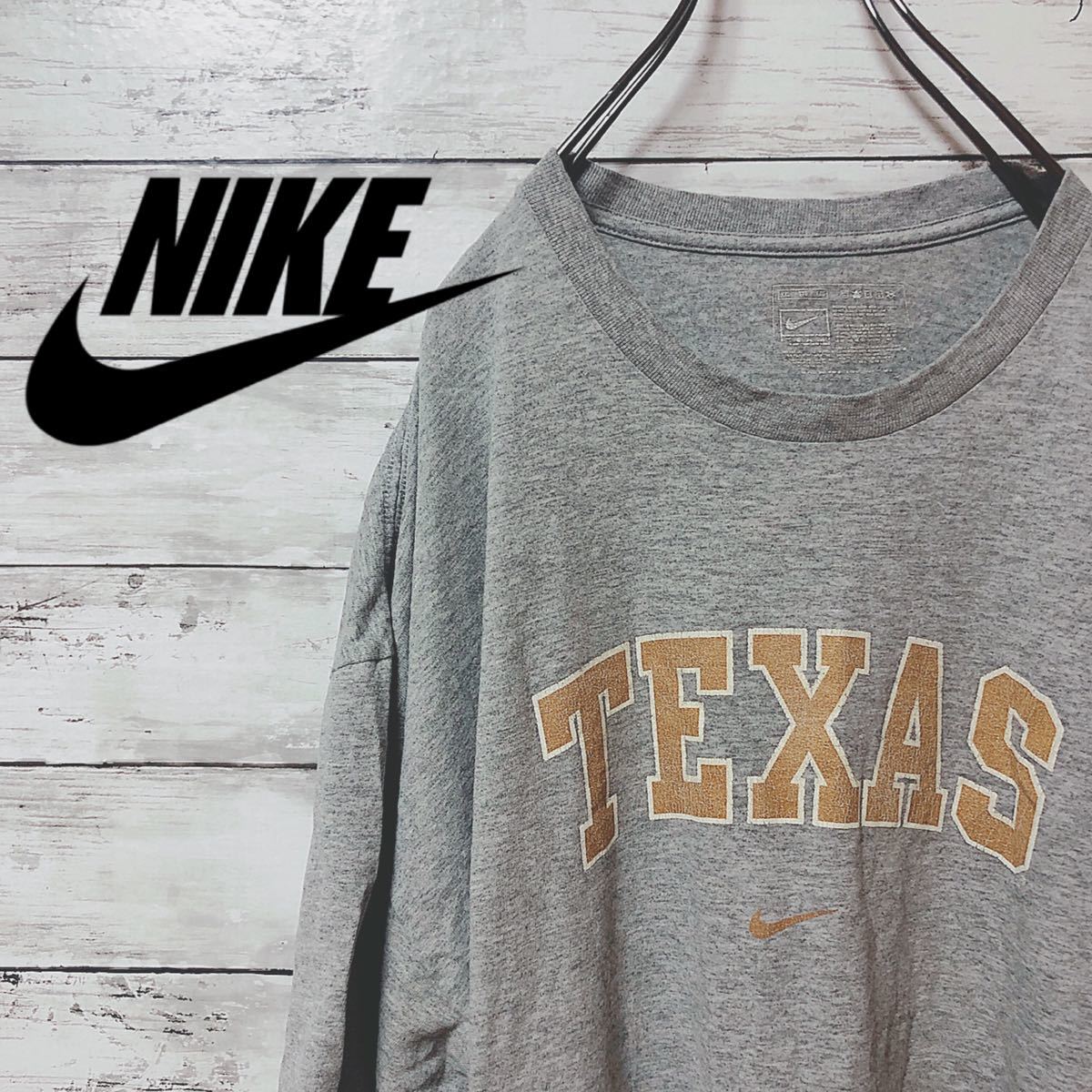 【古着】NIKE ナイキ ロゴ  Texas 半袖Tシャツ