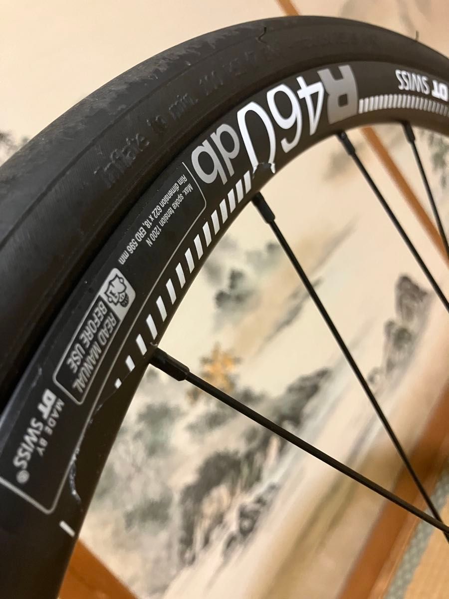 美品 DT-SWISS R460 db ディスクブレーキ フロントリア 前後