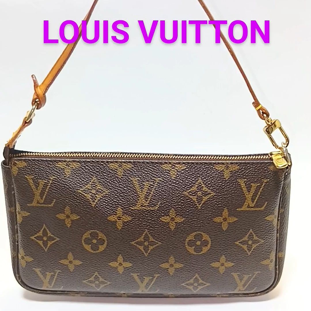 LOUIS VUITTONルイヴィトン◆美品●モノグラム■ポシェット・アクセソワール★M51980◆AR0999
