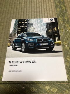 お得 BMWのカタログ X6 マート 2012