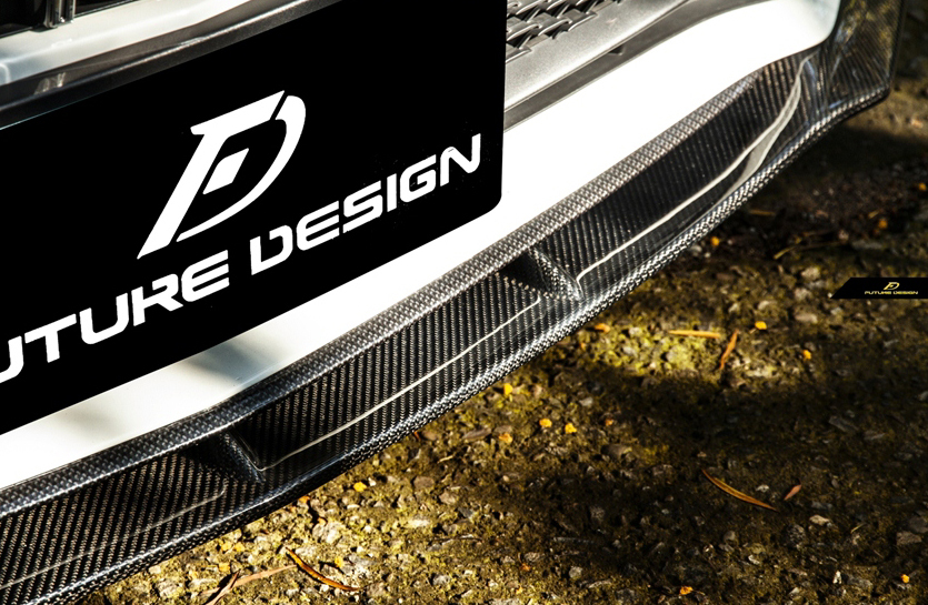 【FUTURE DESIGN】BENZ メルセデス・ベンツ CLA-Class C118 X118 フロント用リップスポイラー 本物DryCarbon ドライカーボン 180 200 35_画像4