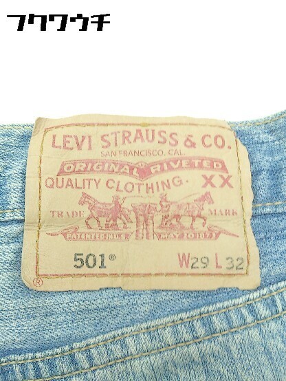 ◇ Levi's リーバイス 501 ボタンフライ ジーンズ デニム パンツ サイズW29 L32 インディゴ メンズ_画像3