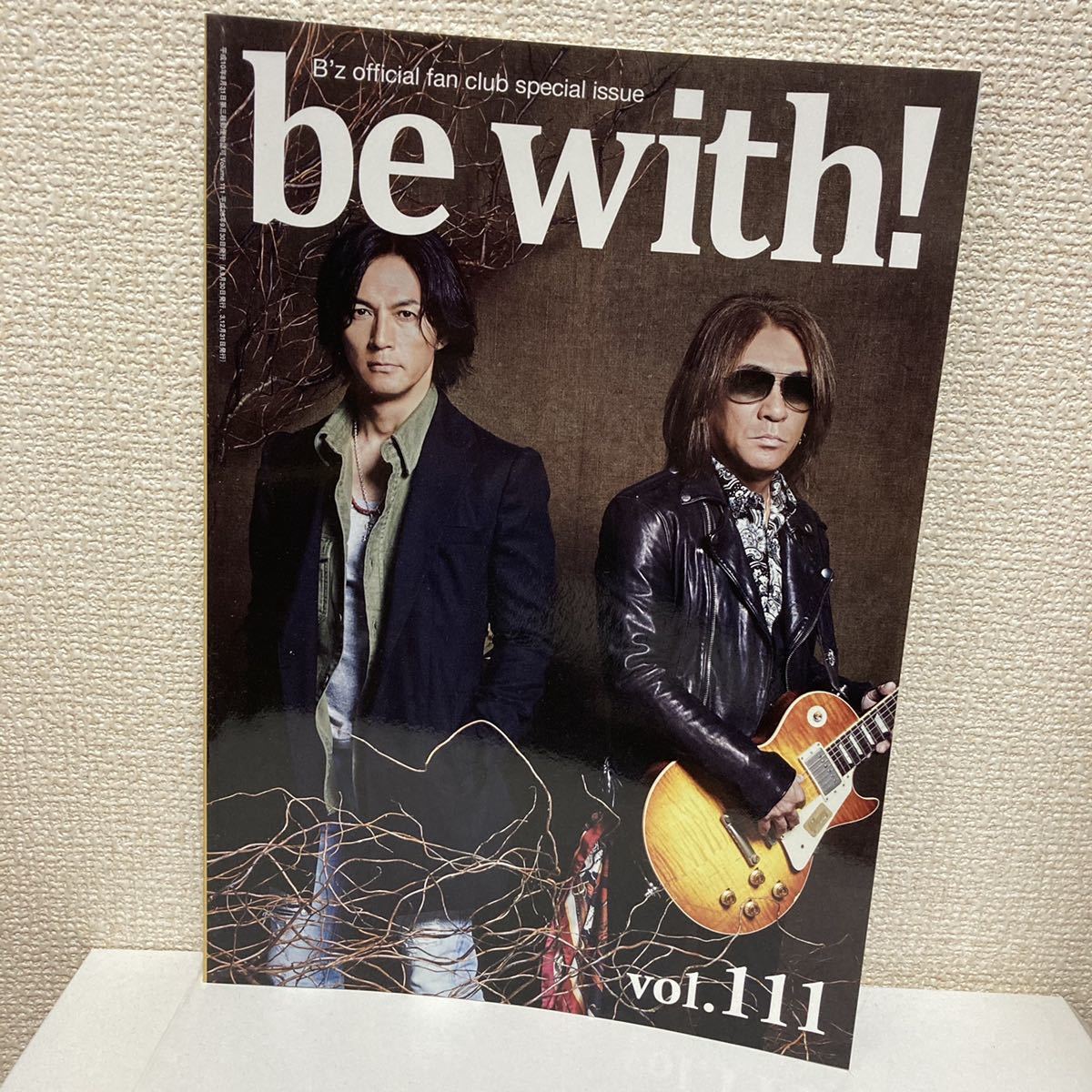 B´z 会報誌 BE WITH！ VOL.002&VOL.003 2冊セット-