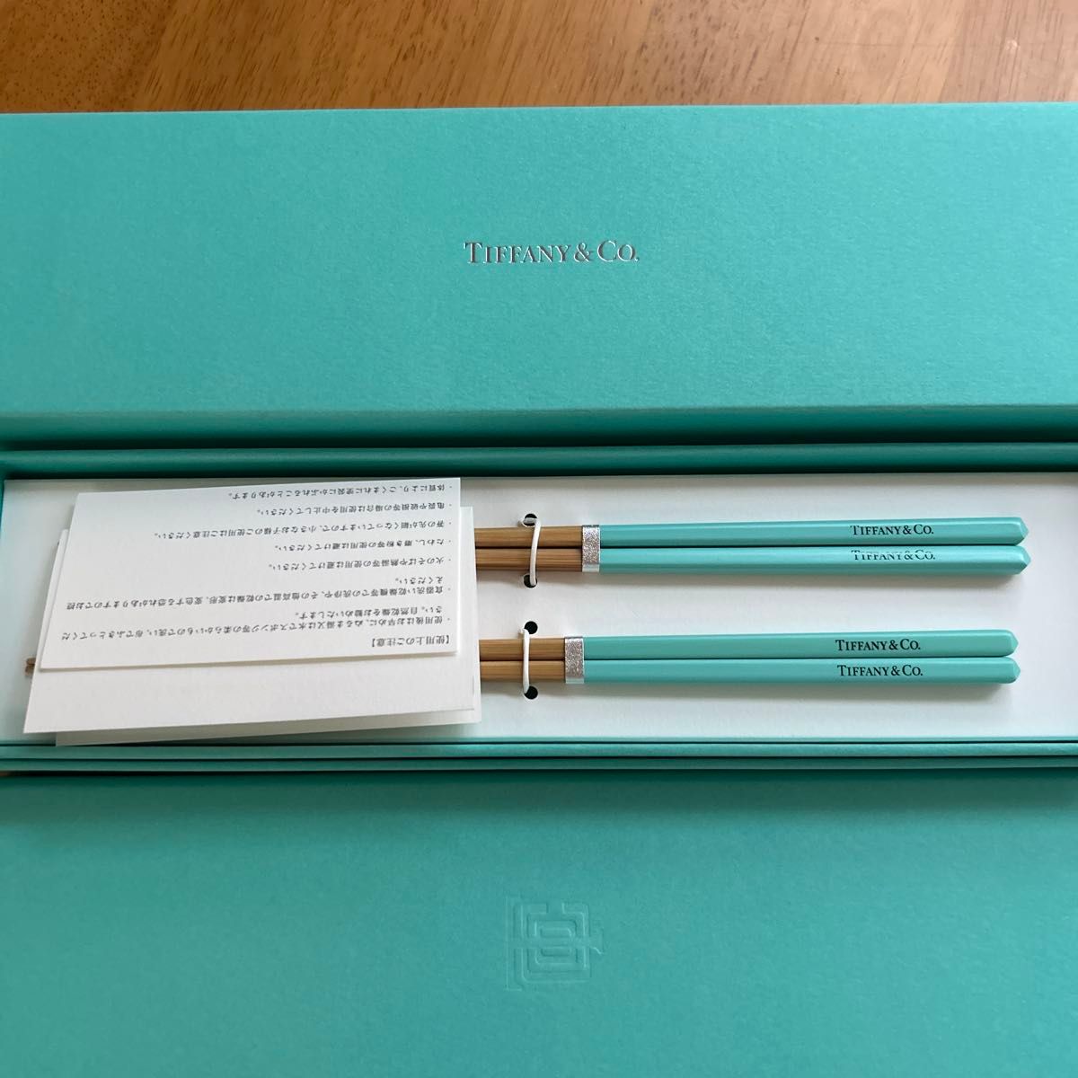 【非売品】Tiffany & Co. 青色箸 2膳セット Tiffany&Co 箸 2膳セット ティファニーブルー 新品|Yahoo