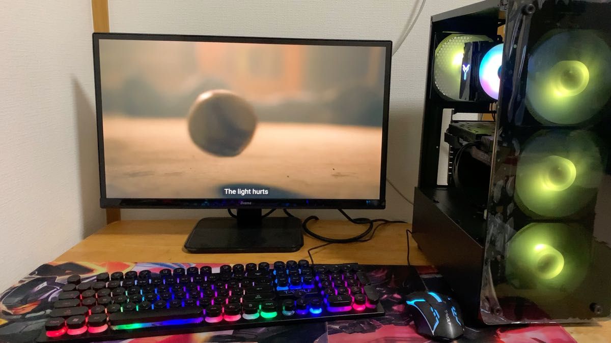 ゲーミングPCセットです