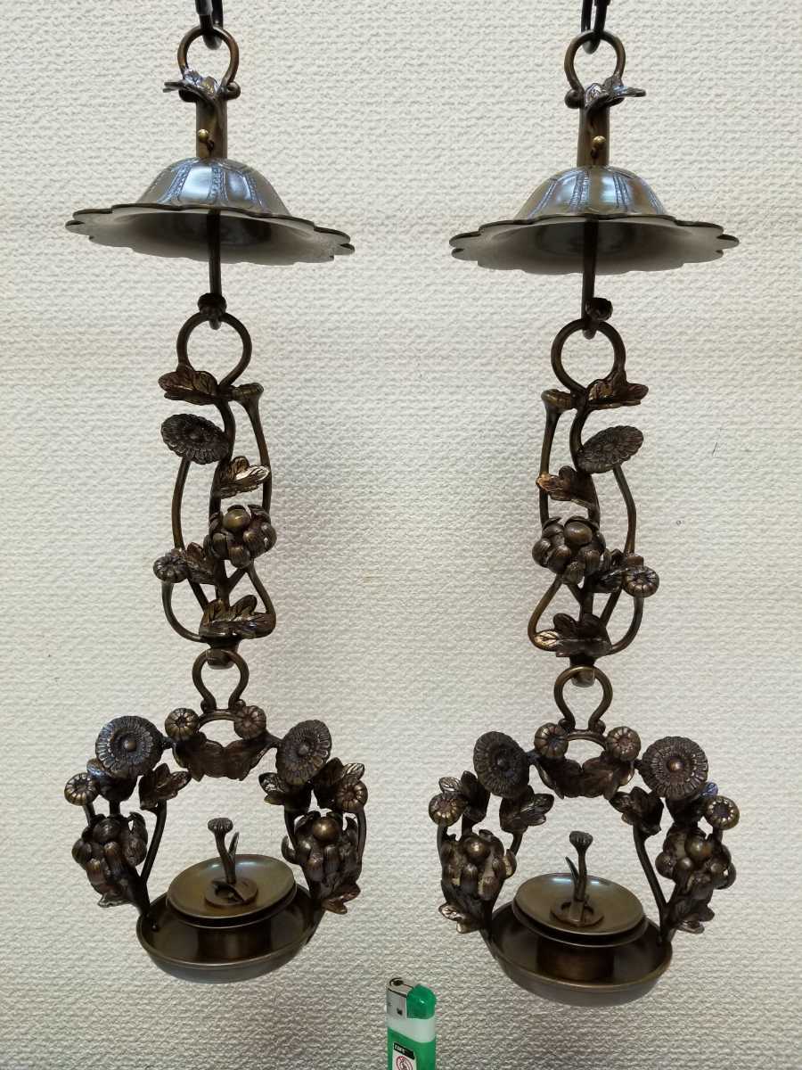 密教法具 寺院用仏具」極上品 大々型 両用 燭台 一対 仏具 真鍮 密教法具 寺院用仏具」極上品 大々型 両用 燭台 一対 仏具 真鍮