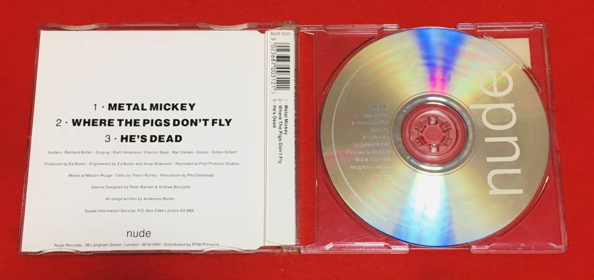 # Suede # Metal Mickey # Where The Pigs Don\'t Fly # He\'s Dead # Maxi Single #