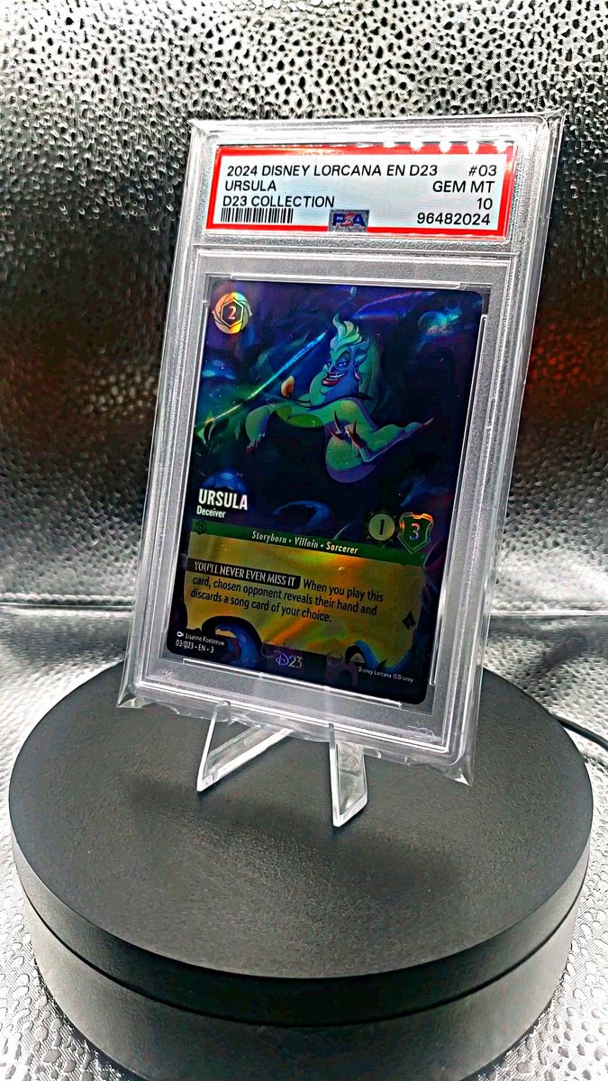 【PSA10・最高評価】D23限定 URSULA ディズニー ロルカナ 希少カード