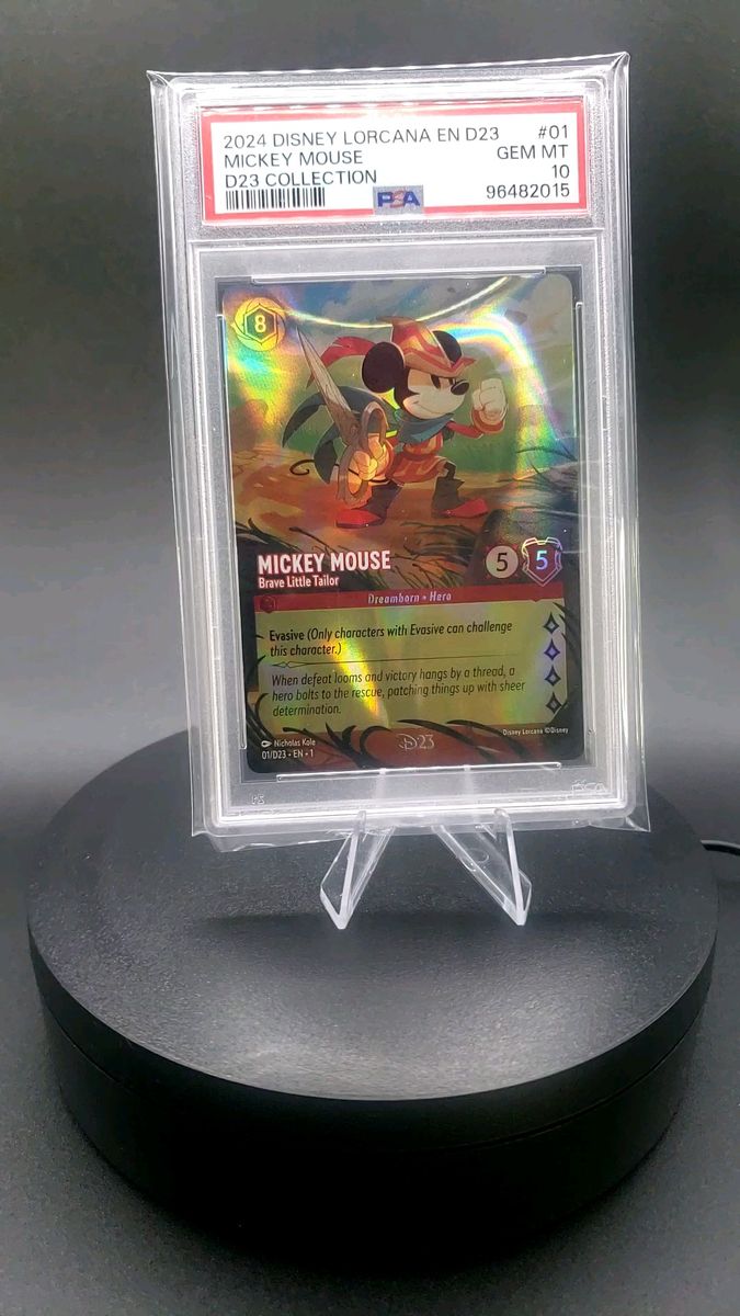 【D23限定・PSA10】ディズニー ロルカナ ミッキーマウス 初期コレクション 超希少品