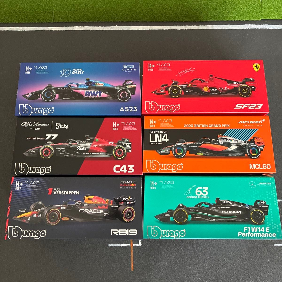 Burago 1/43 ミニカー F1 2023 6台セット ドライバーあり Burago 1/43 ミニカー F1 2023 6台セット ドライバーあり|Yahoo