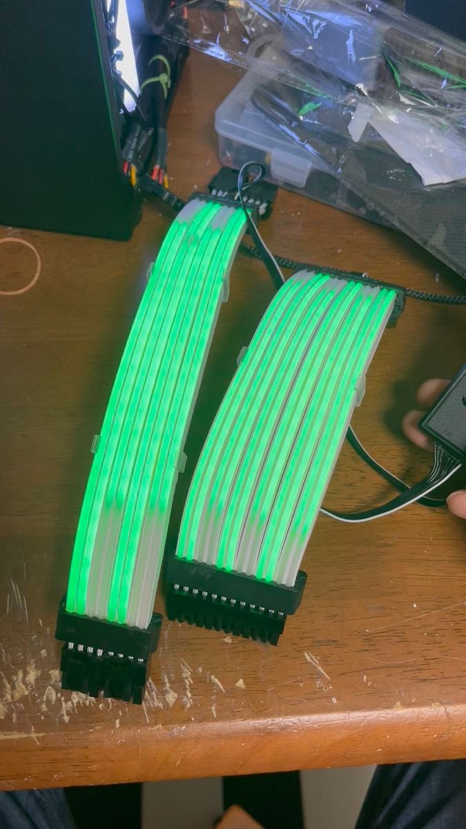 lianli 24pin とGPU8pin ×2 延長ケーブル