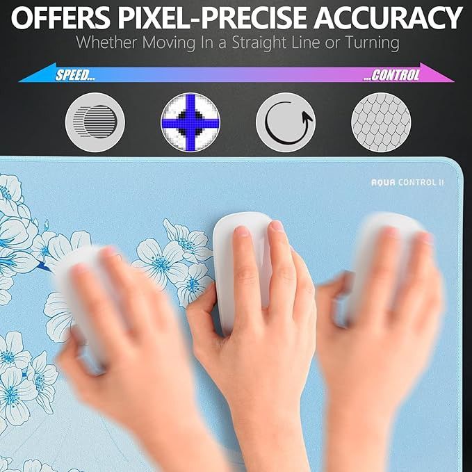 クリックしてフルビューを表示するX-Raypad Aqua Control 2 AC2 Sakura ゲーム用マウスパッド