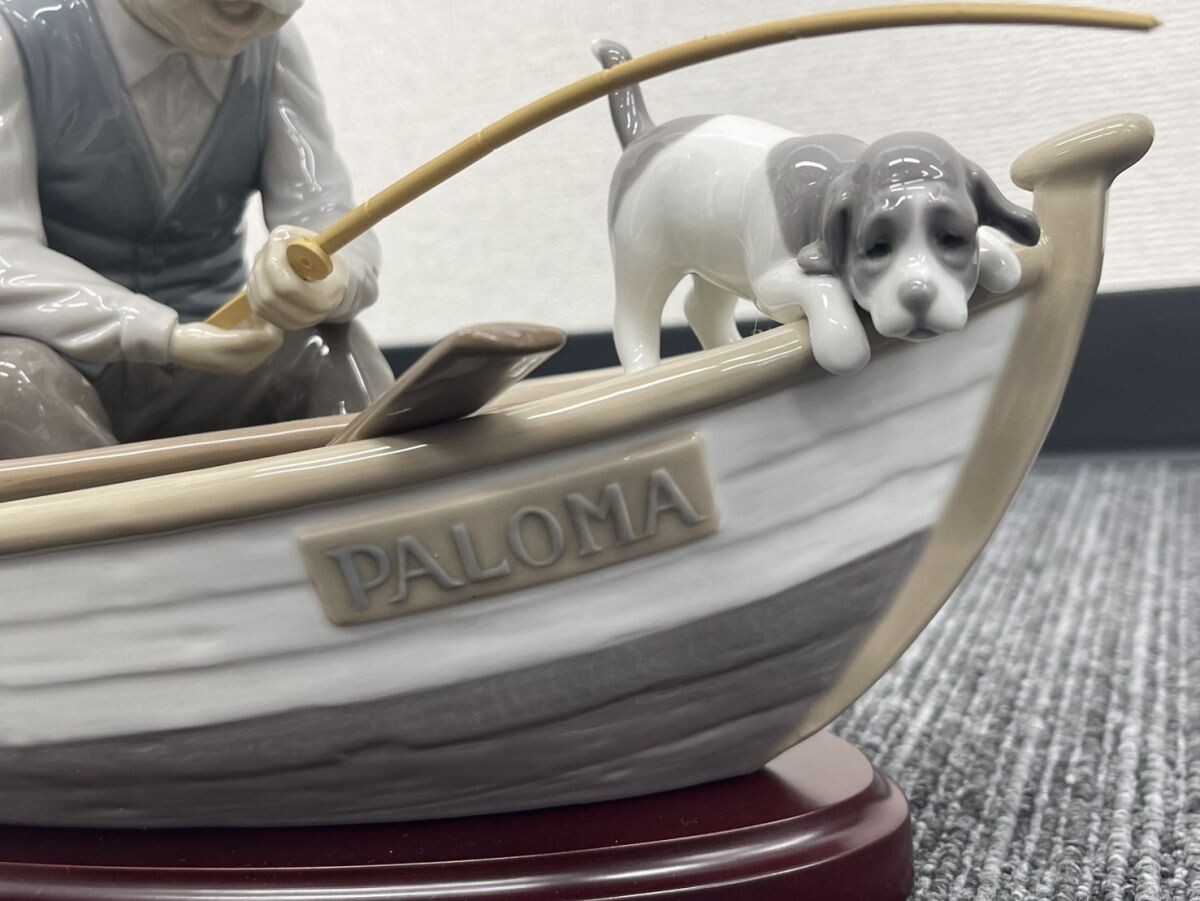 Z513-SG1-867 LLADRO リヤドロ ファミリー おじいちゃんと魚釣り