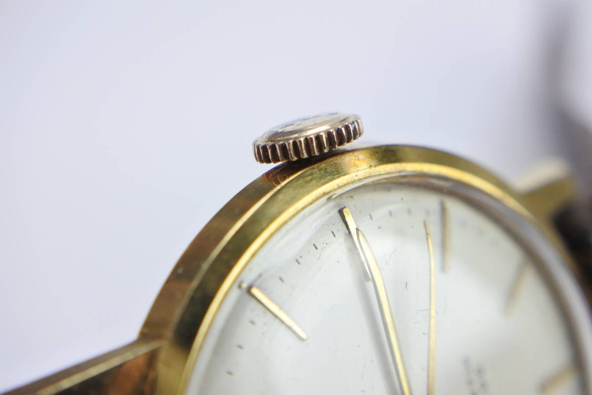 デッドストック 1950年代 スイス製 LEOBE 17石 紳士手巻き腕時計 未使用品