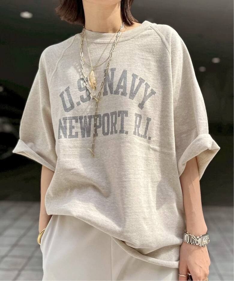 トップス REMI RELIEF NEWPORT RAGLAN TEE L'Appartement【REMI RELIEF/レミ レリーフ】 NEWPORT RAGLAN