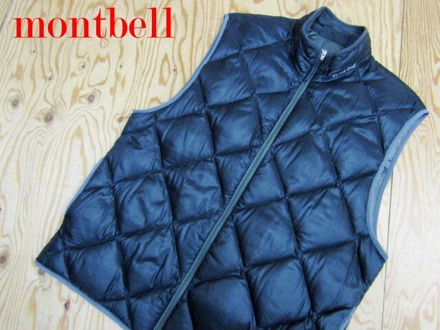 ★モンベル montbell★メンズ ダウンインナーベスト 1101234 ブラック★R70518054C