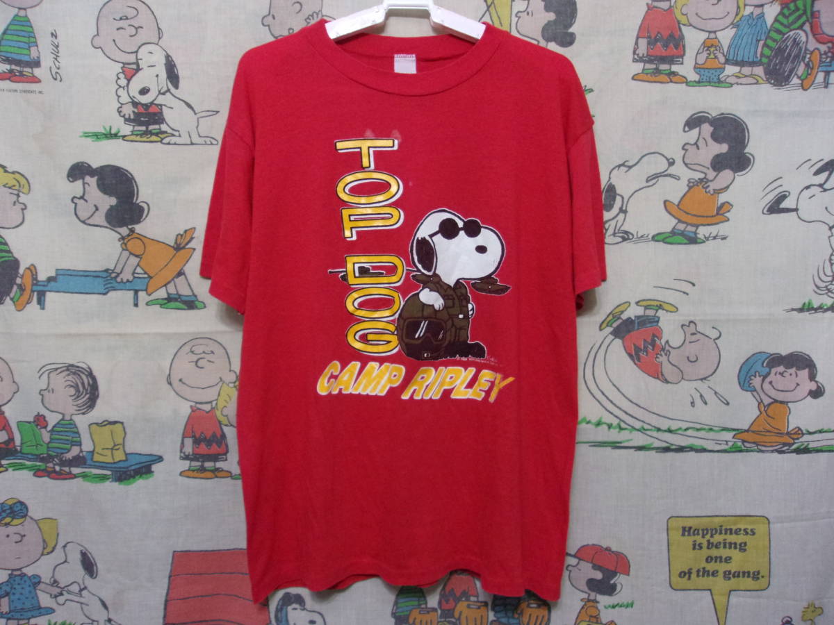 ヤフオク! - 70's 80's Snoopy Tシャツ size L位