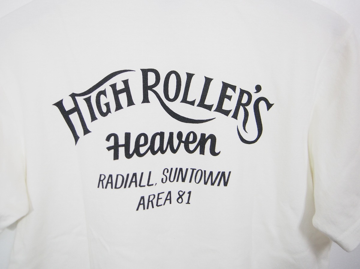 Radiall ラディアル HIGH ROLLER'S 半袖 ポロ シャツ カットソー 白 ホワイト サイズS 1220J_画像6