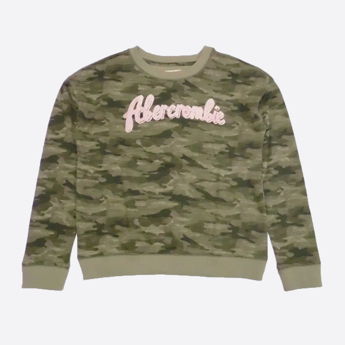 ★SALE★abercrombie kids/アバクロキッズ★カモフラクルースウェット (Camouflage/13-14)