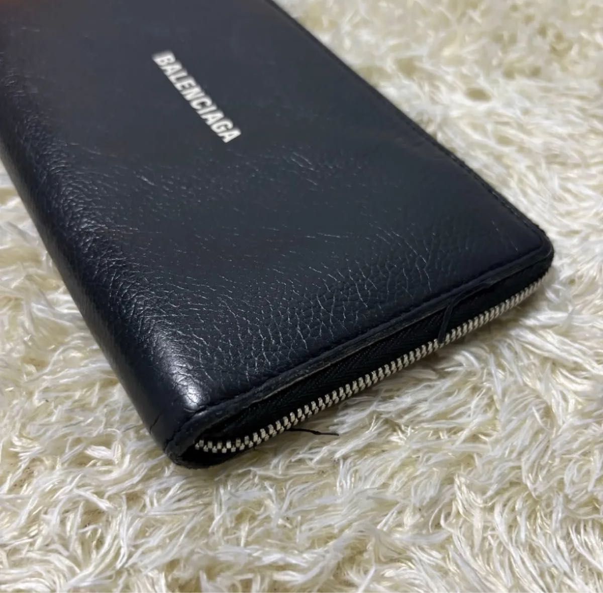 BALENCIAGA バレンシアガ 長財布 ラウンドファスナー レザー BALENCIAGA バレンシアガ 長財布 ラウンドファスナー レザー